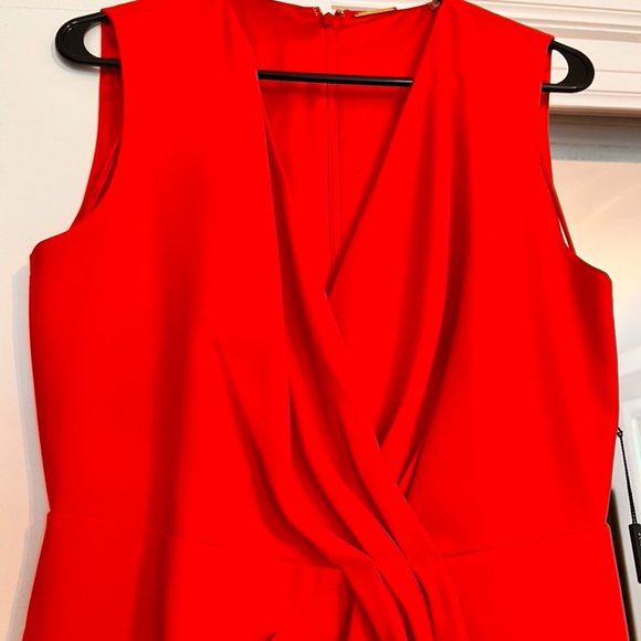 Never worn before Elie Tahari Adrianne Red Sleeveless dress - Picture 2 of 5